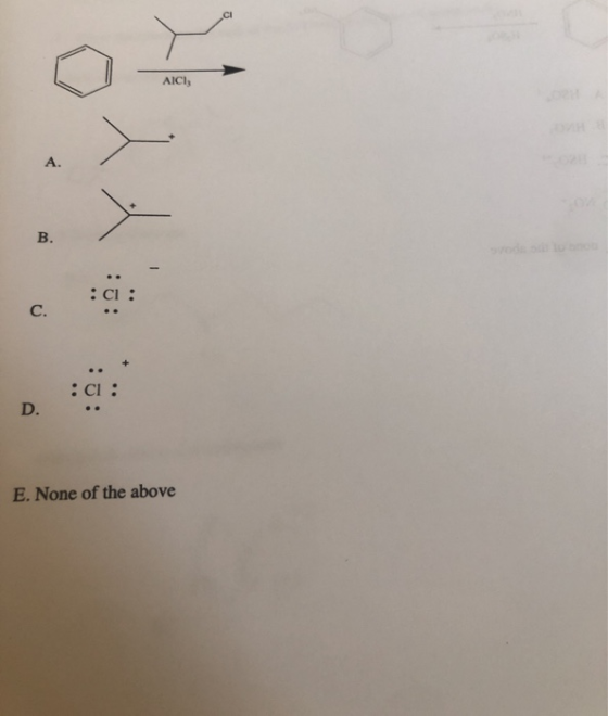 AICI, A. B. :c: C. : Cl : D. E. None of the above