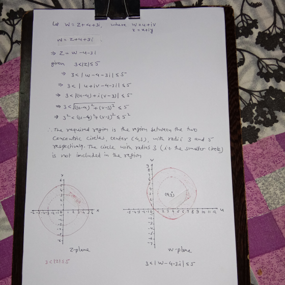 Let W=2+4+31, where weutiv. 2=ntiy W= 2+4+3 1 . » Z= W-4-3i given 342155 - 35 | W-4-31155 * 3<lutiv-4-31155 * 3</(4-4) +i (V-