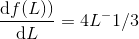 df(L) – 4L-1/3 d