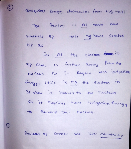 C. The Beaton have uo Subshetl 3p hile g have Sohs hau Jn A the eletoo in 3P Shau forther anoy fom the nucleus So Reguir e Lo