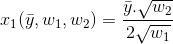 yW2 11(, w1, W2) = 2./wi