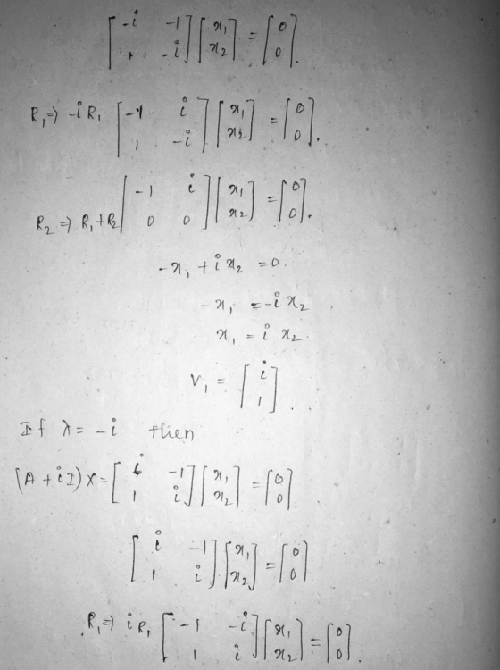 R, - iR, 1 17:/97-621 400 :: 21.10. P = R + h) -9; +in, -0. n = -1₂ 2,= in. Vi - --- If t= - i thien 14 +17)x-[; TX=1:1 U-18)