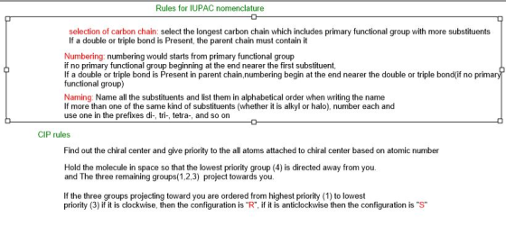 Rules for IUPAC nomenclature selection of carbon chain: select the longest carbon chain which includes primary functional gro