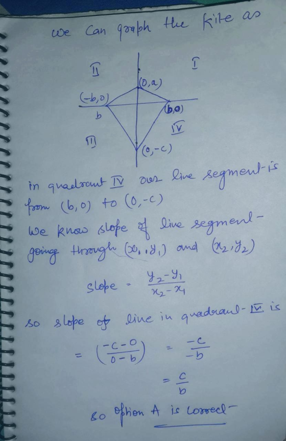 the kile as We Can graph 22 10,0) bT10) 1 Yo-c) in quadrant TV ous live segment is foom (6,0) to (0,-) - we know slope of liv