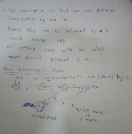 TNo consecutive bs thot re not tollowed imme didely by on a Mems they com be which makes bbb or stin desni docs nalowed a Non