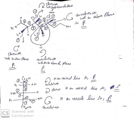 À clockwise elare Il uth Shout above the blare 7 S ansiclockwise wth in above Plane > | 6) H 75) Clockwise 4th in down flane