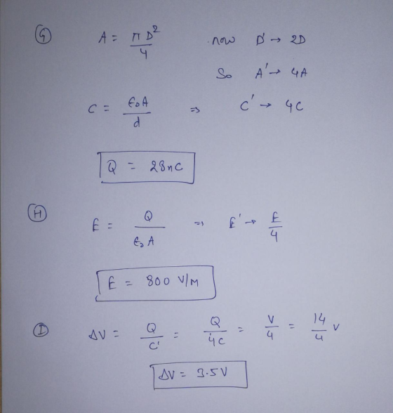 © A = 2 A: поль now D 2D So A GA c=Eot & c - 40 | - | I [E = 800 v/M TAV = 9.50