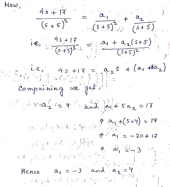 Now, 4 st 17 ai + az (5+512 ie, 45 +17 ($ + $)? tan (5+5) at a,(5+5) (5+52 (s +s)??? ine, 45 +17 = -2 s tla, t5a) coe get Co