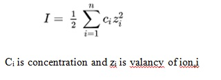 に1 Ci is con centration and zis valancv ofion.i
