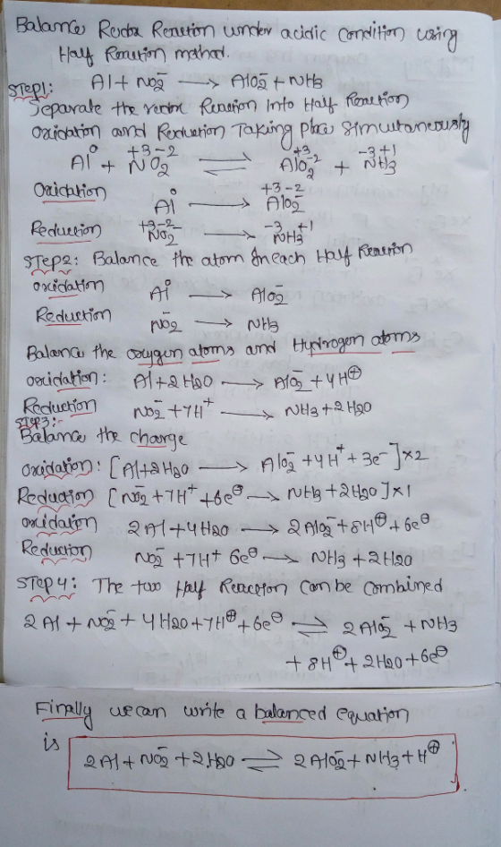 Blama) Rodn Renti numbr acidic Cr건.fm tch Separate the Rn into Hal fen tiorn +3 ナ/Vda +3-2 Redurtion Balaa the ouge alana, tt