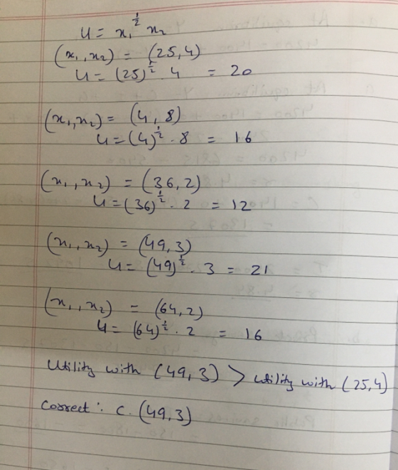 을 M พ u = n. (x, me) = (25,4) u= (25) 4 20 16 (m,n) (4,8) u= (4.8 (n.) = (36, 2) 2 = = 12 u = (36) (n,n) = (49,3) U= (49 ² 3