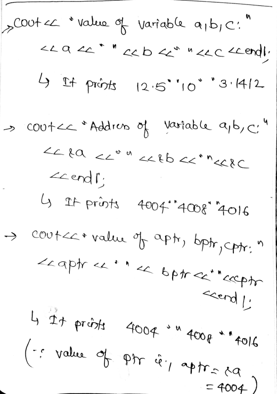 scootca * valere of variable albic? scb can use <cendi. 4 It prints 12:5910* 12:510 3.1412 < lacan » cout << Address of