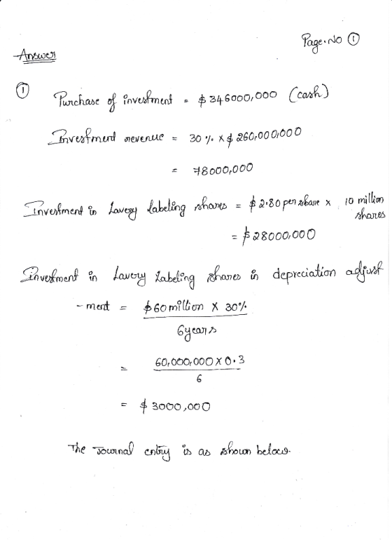 ge 6346000,000 cash. 부 8000,000 8000,000 awey labeg ment = φ60 motion X 30% 60,000 000 χ 0.3