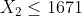 X2 1671
