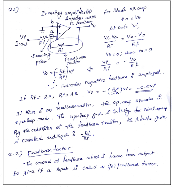21) Invesg amperhr b Ampirfe feodbae Fer dad p. anp Va z Vb ~re A Do de a Iaput ソニ Va Va- Vo Rf AT SummP potak Vb o Henu Vaz