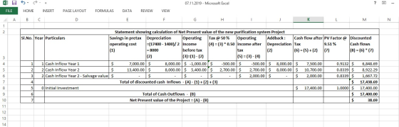 07.11.2019 - Microsoft Excel ? 7 - INSERT PAGE LAYOUT FORMULAS DATA REVIEW VIEW FILE А HOME в с F G K L (2) Statement showing