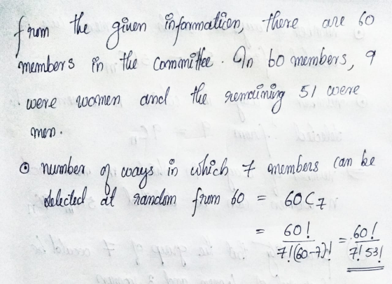 are so from the the gân Hoformation, there members in the committee. In to members, a were women and the remaining 5) were me