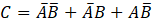 C = AB + ĀB + AB