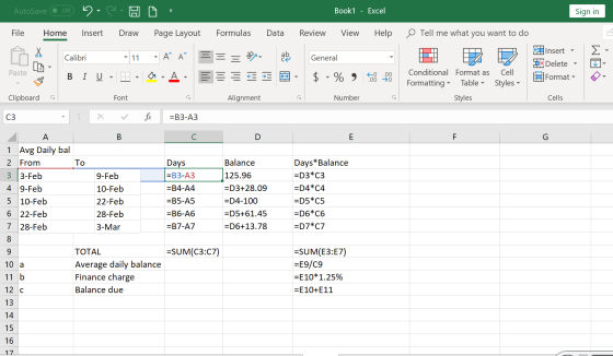 Book1- Excel AutoSave Off Sign in View File Review Help Tell me what you want to do Home Insert Draw Page Layout Formulas Dat