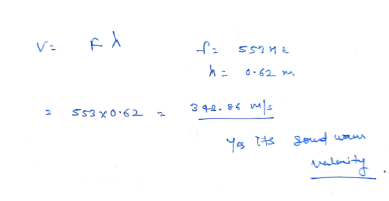 Т. a V= - J 7 Ess -Y 0-62 m 342 slm ab 2 553x0.62 Yes its soud wan valent nity