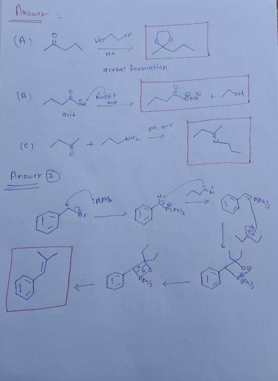 Answer c a cetal formation OH + Noott base so Na in 4 acid pH = uur Answer Answer & plphl PIP ) -piph), SY piph)