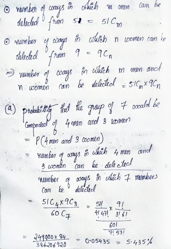 can be debeded from of ways O number in cohich in men SI 51 cm ① number e coys in which n comen can be Labeled 9 from number