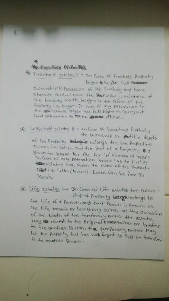 樂悠然 * Freehold estates : In case of freehold Property buyer to Receine Full Qtdonor Ownership & Possession of the Property an