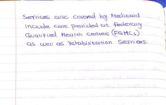 Sey/vices aisc Covered by Neelie aid QuatiFie Healh centers FHCs as well as Yehabilitation Sexv ces