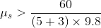 Jus 60 (5+3) x 9.8