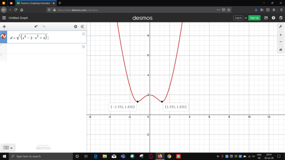 Jol Desmos | Graphing Calculator X х + C 0 • https://www.desmos.com/calculator IN EL O Untitled Graph desmos Log In or Sign U