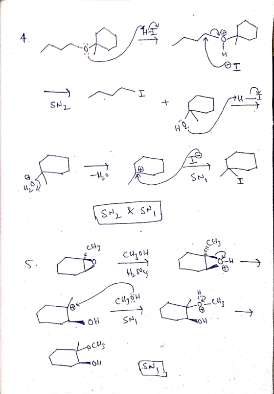 . . . . . ਚ . . . G -4 [SN₂ & Snit Cty ਤ Cliyot 4₂804 . ਵ -