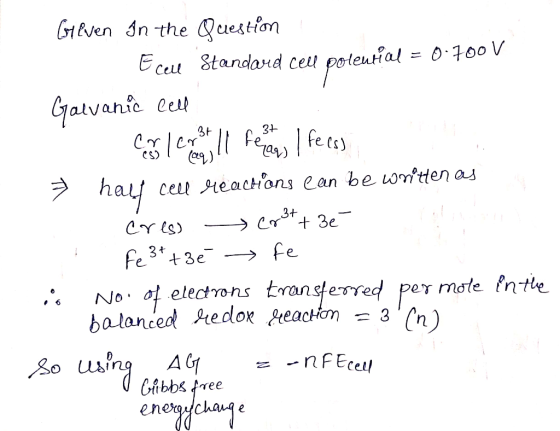 GkVen án the Qcestfon hayl cel reacons ean be oten a No eledtvons transtesrred per mote fn-tle. balanced Redox Reackem 3) Cel