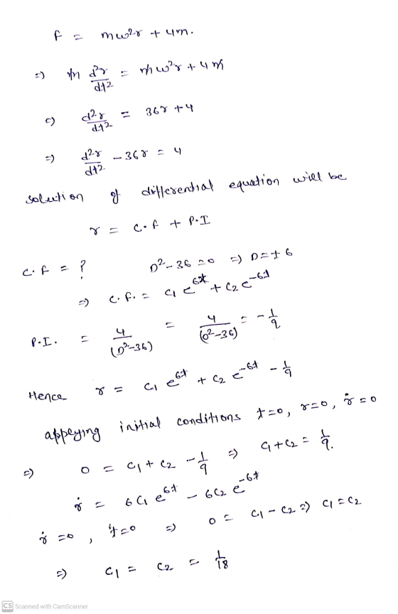 fa mwertum. in dr wh wrotum 02 367 74 dar 0.472 3684 d2r dtz Solection of differential equation will be cof at P.I ? cor = ?
