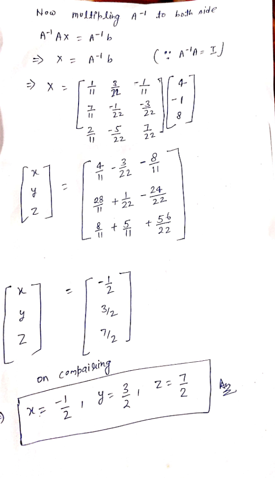 At to both side Now moltipling A- AX = Alb => x= Atb + x - 1 = (EAA = I) - 1| + | 2 2 2 2 2 2 2 2 2 Ž =lp Nin -lo as 28 + 1