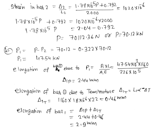 b strain in our in bax 2 = D2 = 1.78x105P +0.792, 1020 xót Ii - 2000 1178x105P +0.792 = 1020x17642000 1178x105 P = 2104-0.7
