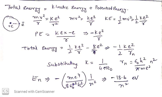 Total Energy muz = Ke² 82 te Kinetic Energy + Potential Energy. mv²= ke? 8 KE= 1 m v3 1 ke? PE = kex-e Total Energy / kel - k
