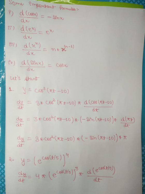 Some tmpertemt fosmula P) d (ces) dr ffdiexy ex dw (-1) fv) d(Sinx) Lets tart =cess (nt -L0) 3 Ce (xtL0) d(ces tLo) 3 Cos (t