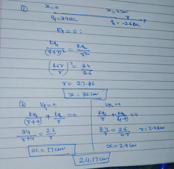 Xo X-4 cm q=3-40c ممے q= -2.6 kic (4772 쁨 Hr 3.4 2-6 8= 27.86 x = 32cm Up = 0; Verzo kaut keho 7 (8+4) 8 2.6 3.4 34 8=2.430w