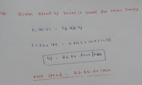 Given Speed of ro is same fov three Stces 21ok 40 0.84 3 (.27V.g V.S e. e