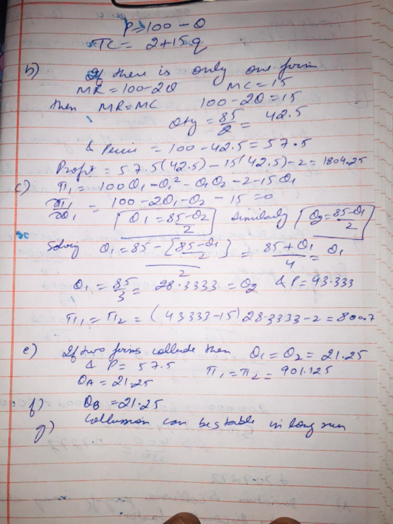 MC- 15 then 42.5 & 15 o 00 100.0 ATC 24159 If there is only one prin MR=100-20 MREMC 10o-2015 oty & lenie = 100-42.5=57.5 = 5