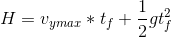 H = Vymar * tp +=gt;