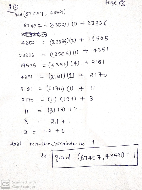 Page- quica (67 457, 43521) 67457 = (43521 (0 + 23936 43521 = (2.3936) (1) + 19505 23936 = (19505) ( + 435| 19585 = (4351) (4