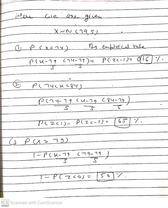 هجوم (е. are given Ҳлм с 19 5). (1) px 1ч) By empirical rule Plu-12 (14-17 )= P(xt-1)= CIC ) /. P( пчсис{Ч ). P(1ч- 11 «и-19