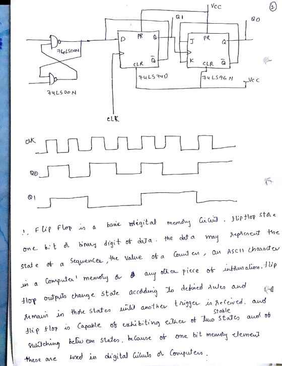 Q I D PR PR CLR CLR Q Vc C 구uL5 00 시 CLK ck Hlo olpulo change state aco Acrnaun those stata unu, anot h w tning-ins.cew ed (0