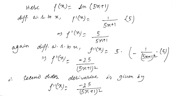 ). . t 52+1 5041 Here f(x)= an (5ntly diff. W. se to x, p(x)a (5) = f(x) = 5 again diff. w. stor, gil(a) = 5. (- Snja (5) a