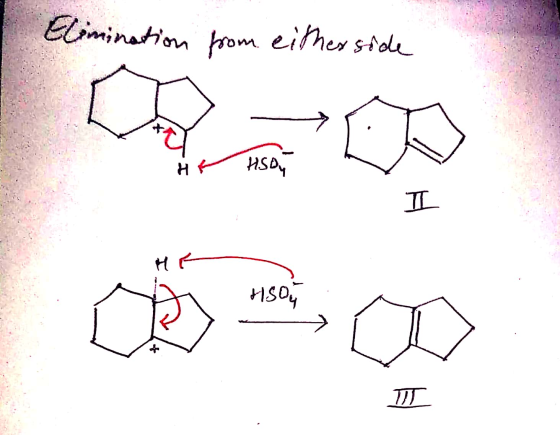 Elimination from either side H.SO, I UL