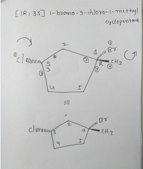 C IR, 3s -bsomo -3-chloro I-methyl cgclopn)ome I S