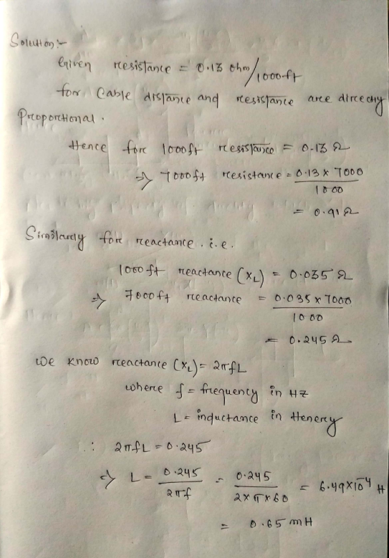 for Cable aklane and rescante are direa are dirce cH I0 00 I0 OD o 00 oherie - inductance tn ttener 0.34S