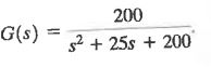 200 G(s) = 2 + 25 + 200