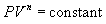 PTT* = constant